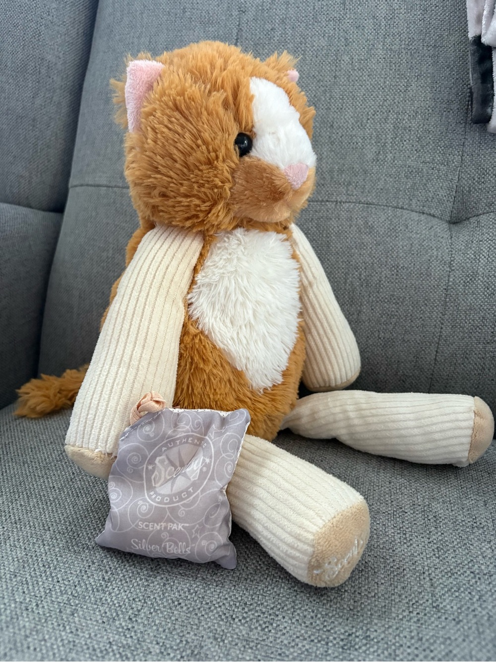 Scentsy Buddy Plush Cat "Scratch" with Scent Pak - Picture 6 of 8